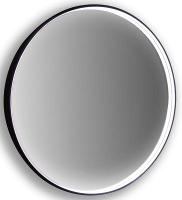 Купить xpertials noa redondo, зеркало ø80 см, 1 датчик: led подсветка с регулировкой яркости, профиль черный матовый оптом