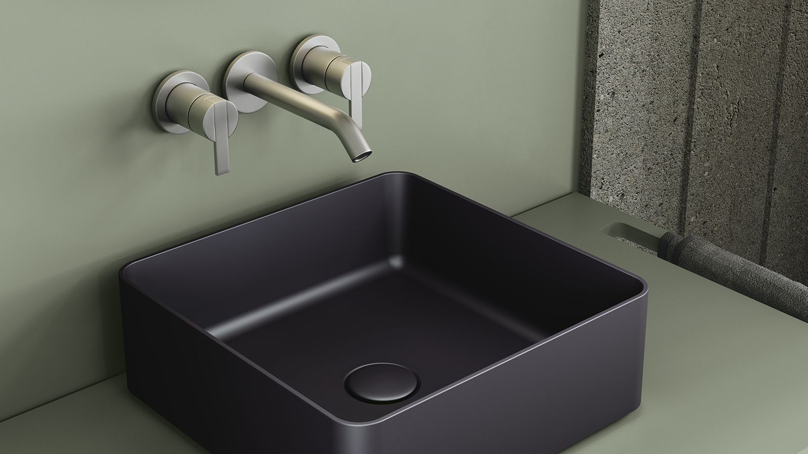 Купить zenon tamesis, накладная раковина квадратной формы без отверстия под смеситель, 36х36х11,5 см, цвет белый матовый оптом Купить zenon tamesis, накладная раковина квадратной формы без отверстия под смеситель, 36х36х11,5 см, цвет белый матовый оптом