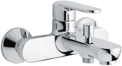 Emmevi Nefer, 77001-2/CR, однорычажный смеситель для ванны без набора для душа, цвет хром  